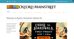 Desktop Screenshot of downtownoxfordpa.org